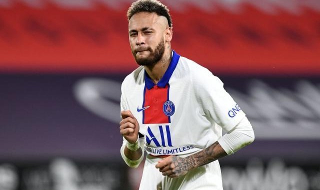 【法甲】内马尔点射金彭贝染红 巴黎1-1雷恩落后3分