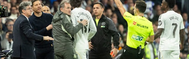 开云入口-皇马3人染红！裁判报告曝光，2人或被禁赛2场，遭卡瓦哈尔嘲讽